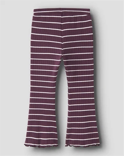 Name It - NMFOlena Slim Bootcut Leggings - Mauve Wine